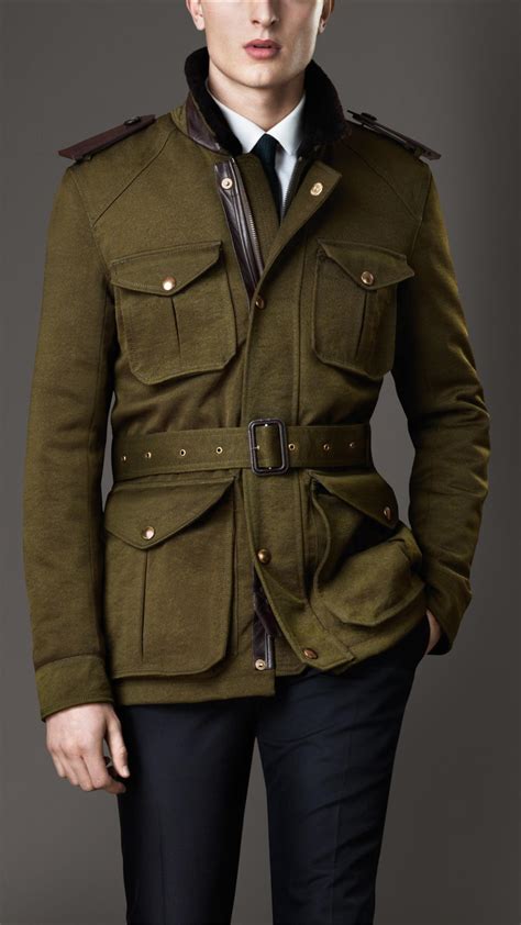 burberry military green|burberry clothing for men.